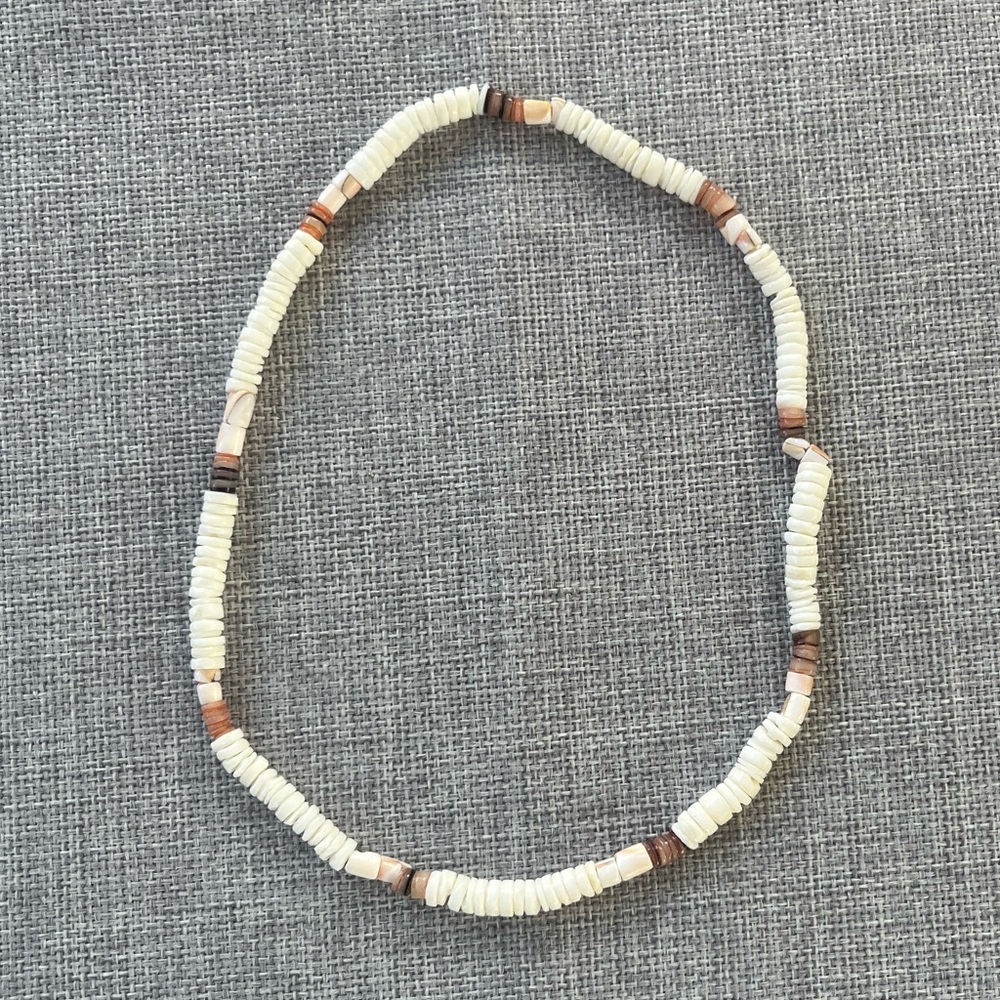 Heishi Bead Necklaces (set of 2) – Neutral & Earth Tone Boho Style - Picture 5 of 6